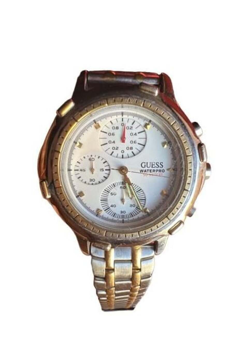 Guess Waterpro Chronograph Two Tone Steel Watch